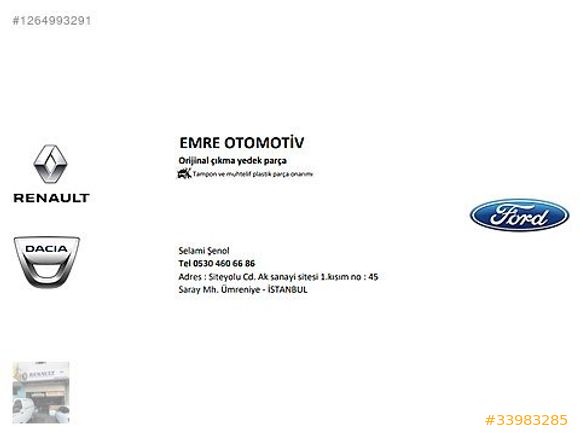 01988 FORD COURİER ADBLUE DEPOSU