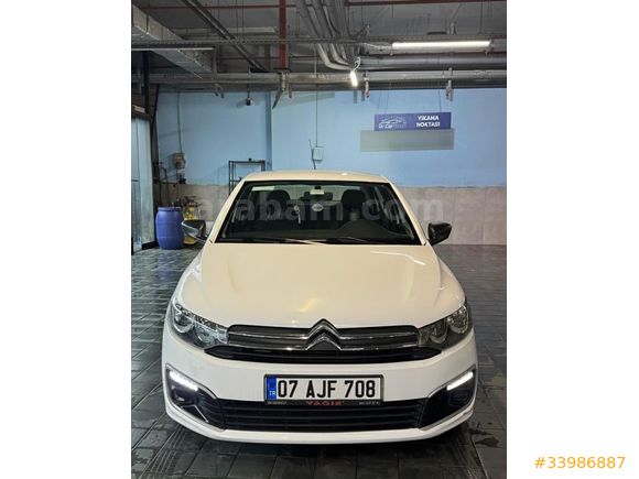 Sahibinden Citroen C-Elysee 1.2 PureTech Live 2019 Model  136.000 km Beyaz