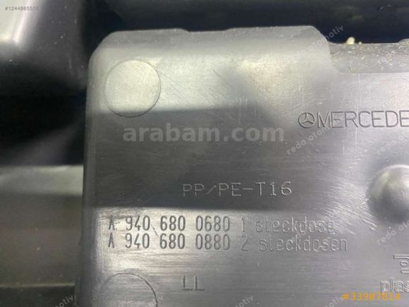 Mercedes Sprinter Plastik Gösterge Paneli A9406800680