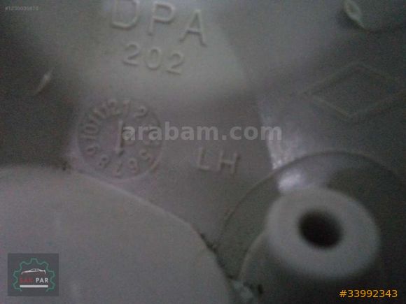 Renault Master 3 Sol Dış Ayna Sinyali Orjinal 261652475R CP