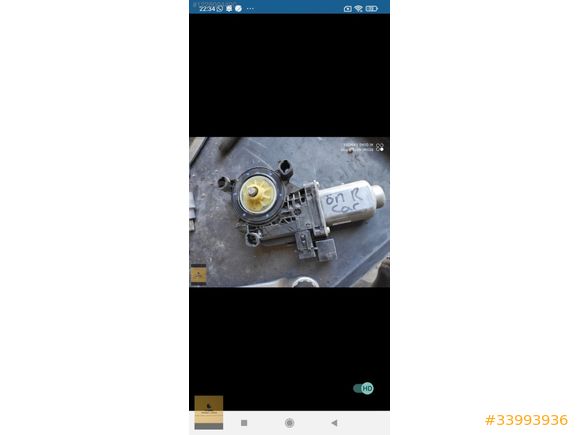 CARAVELLE CAM MOTORU ÖN SAĞ 7E0.959.802.A