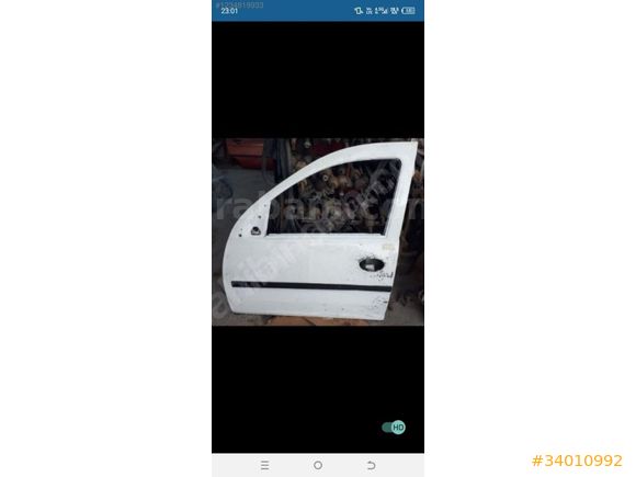 OPEL COMBO SOL ÖN KAPI ORJİNAL AZ HASARLI FAKAT ONARILMIŞ