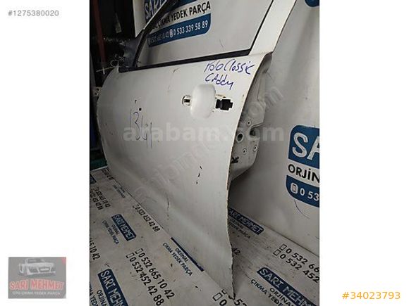 VW CADDY POLO CLASSİC SOL ÖN KAPI KLASİK CLASİK ÇIKMA ORJİNAL