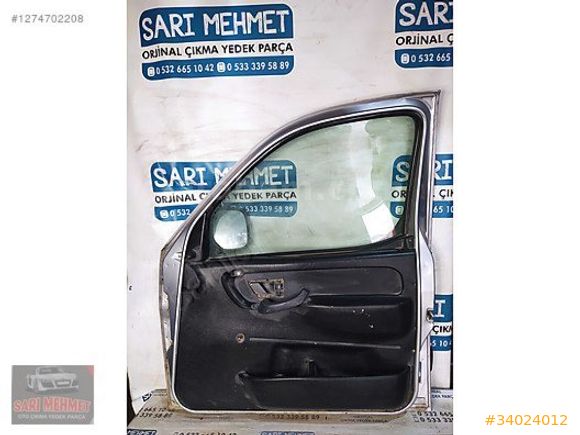 PEUGEOT PARTNER SAĞ ÖN KAPI ORJİNAL ÇIKMA PEJO