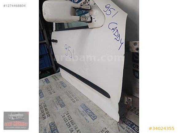 VW CADDY ESKİ KASA SAĞ ÖN KAPI ORJİNAL ÇIKMA VOLKSWAGEN