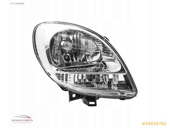 RENAULT KANGOO Şeffaf Sinyalli 2003 - 2008 SAĞ SOL FAR SIFIR