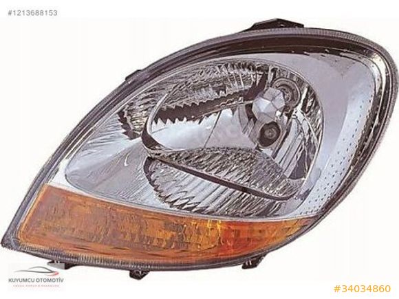 RENAULT KANGOO Sarı Sinyalli 2003 - 2008 SAĞ SOL FAR SIFIR