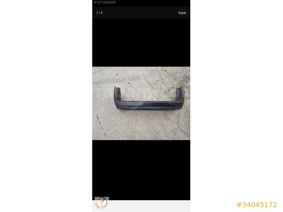 2015 DOBLO GENİŞ AİLE ARKA TAMPON OPAR BOŞ