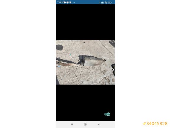 2015 DOBLO ARKA EGZOZ SUSTURUCU ORJİNAL ÜRÜN