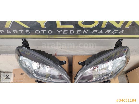 FİAT DOBLO 4 2015-2023 ÖN SAĞ SOL FAR SİYAH-KROM