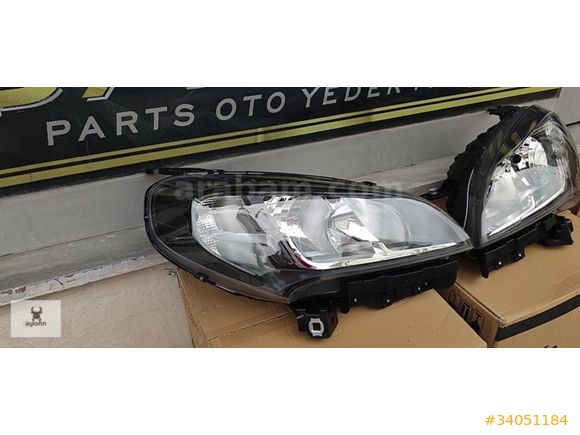 FİAT DOBLO 4 2015-2023 ÖN SAĞ SOL FAR SİYAH-KROM