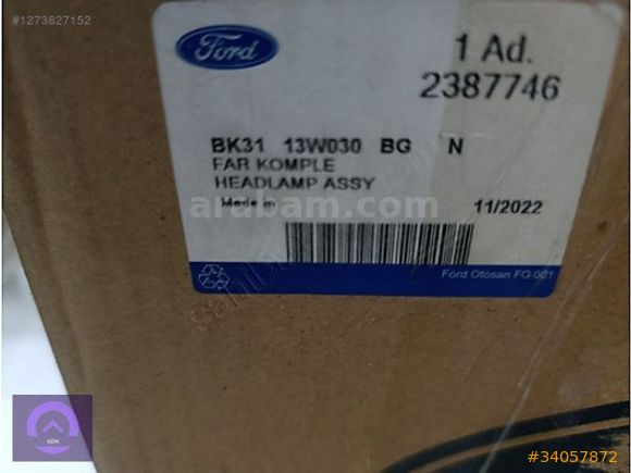 FORD TRANSİT SOL FAR KROM SIFIR ORJİNAL BK3113W030BG