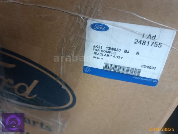 FORD CUSTOM SOL FAR SIFIR ORİJİNAL JK2113W030BJ