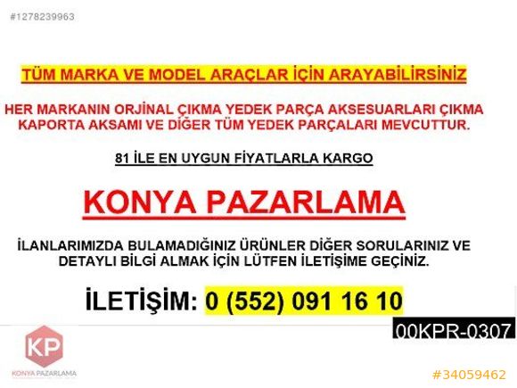 RENAULT KANGOO KANGO ÇIKMA YEDEK PARÇA KAPI KAPUT TAMPON ÇAMURLU