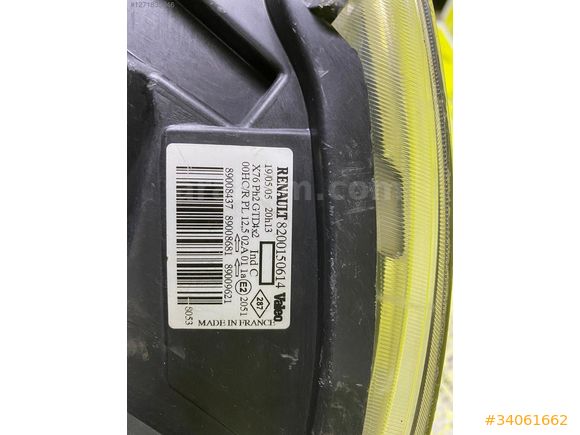 RENAULT KANGO SOL FAR / VALEO /
