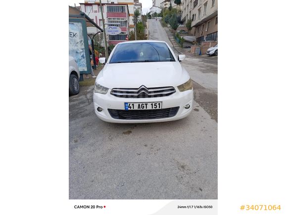 Sahibinden Citroen C-Elysee 1.6 HDi Exclusive 2015 Model