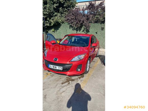 Sahibinden Mazda 3 1.6 Touring 2013 Model  140.000 km Kırmızı