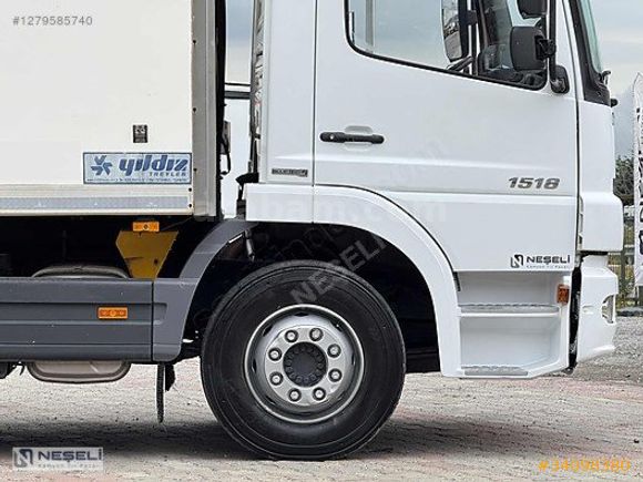 NEŞELİ'DEN 2015 MERCEDES ATEGO 1518 FRİGORİFİK KASA + 236.000 KM