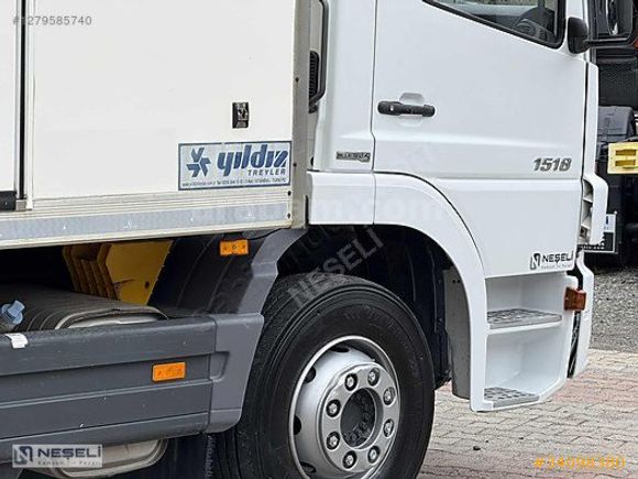 NEŞELİ'DEN 2015 MERCEDES ATEGO 1518 FRİGORİFİK KASA + 236.000 KM