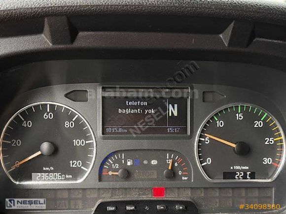 NEŞELİ'DEN 2015 MERCEDES ATEGO 1518 FRİGORİFİK KASA + 236.000 KM