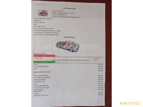 Sahibinden Renault Megane 1.5 dCi Icon 2017 Model