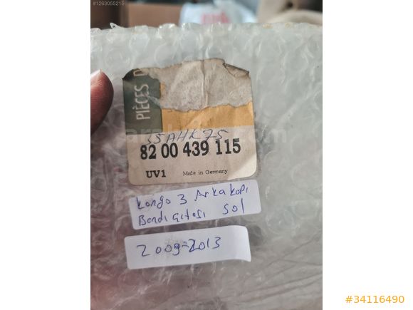 kango 3 arka kapı bandı çıtası sol 2009-2013 8200439115