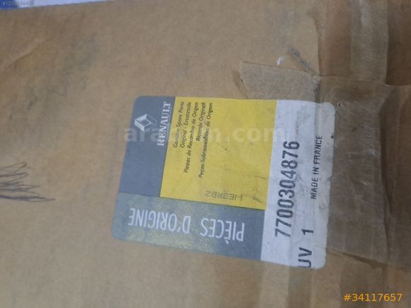 Kango 2 tavan çıtası Orijinal mais takım