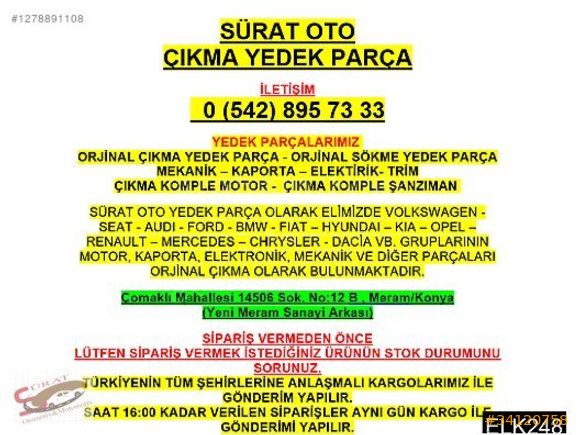 OPEL COMBO CORSA C ABS BEYNİ ORJİNAL ÇIKMA ORİJİNAL