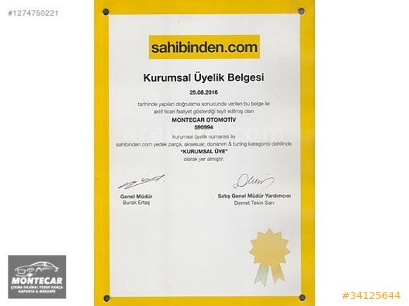 RENAULT EXPRESS ŞAMANDIRA HATASIZ ORJİNAL ÇIKMA MONTECAR