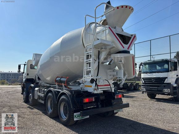 2010 MERCEDES-BENZ AXOR 4140 12M3 TRANSMİKSER ŞASEDE VERİLİR