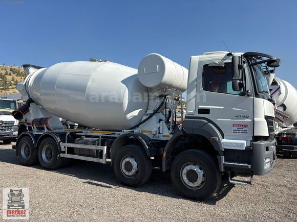 2010 MERCEDES-BENZ AXOR 4140 12M3 TRANSMİKSER ŞASEDE VERİLİR