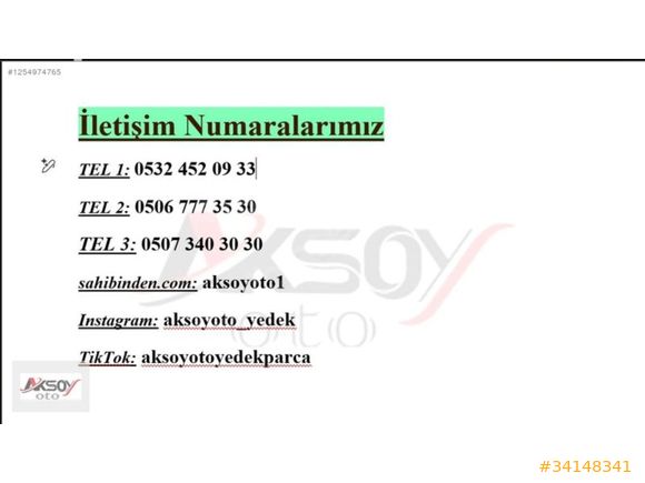 FIAT SCUDO 2000 ORİJİNAL ÇIKMA KOMPLE MOTOR