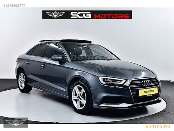 SCG MOTORS'DAN/AUDİ A3/CAM TAVAN/DÜŞÜK KM/700 BİN TL KREDİ
