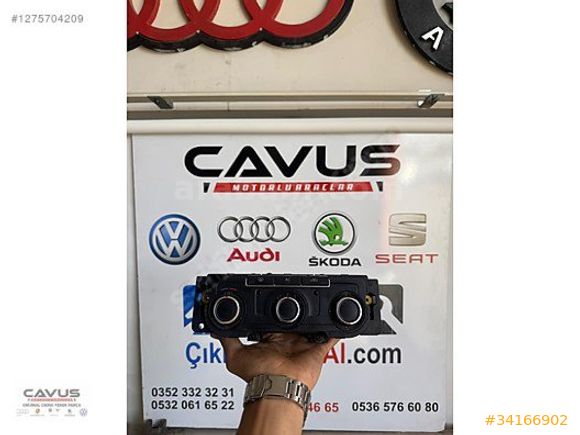 VW TRANSPORTER T6 KLİMA KONTROL PANELİ 7E5 907 047 AK
