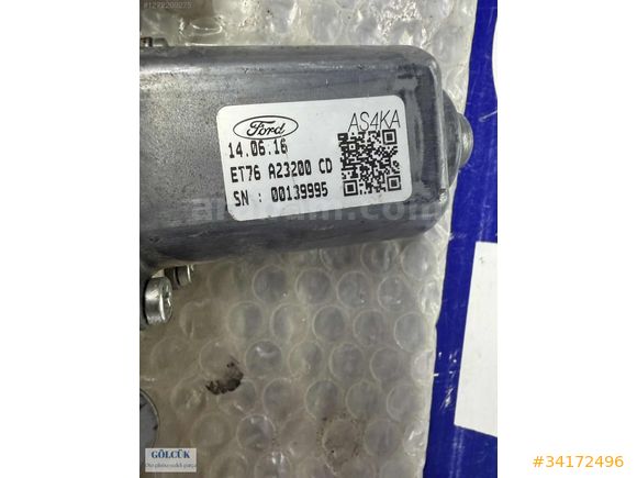 ET76 A23200 CD Ford Courier Sağ Ön Kapı Cam Motoru/Krikosu ORJ