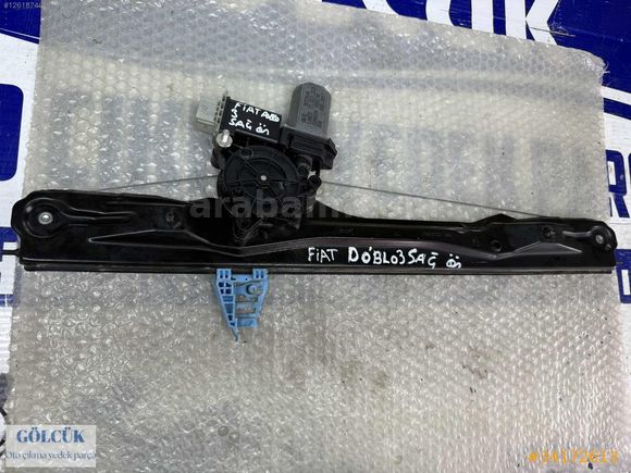 Fiat Doblo 3 Sağ Ön Kapı Cam Motoru/Krikosu ORJİNAL