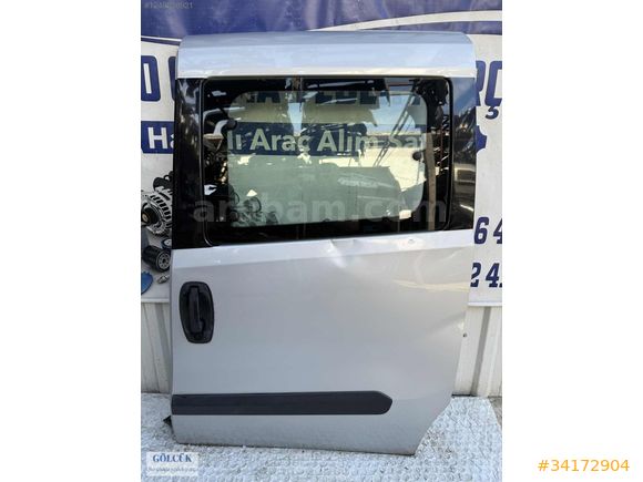 Fiat Doblo 3 Sol Sürgülü Kapı Gri ORJİNAL