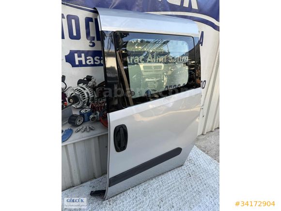 Fiat Doblo 3 Sol Sürgülü Kapı Gri ORJİNAL