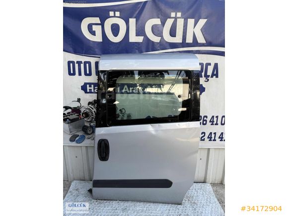 Fiat Doblo 3 Sol Sürgülü Kapı Gri ORJİNAL