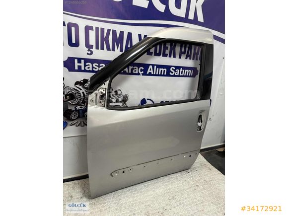 Fiat Doblo 4 Sol Ön Kapı Gri ORJİNAL