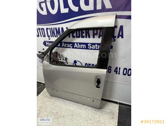 Fiat Doblo 4 Sol Ön Kapı Gri ORJİNAL