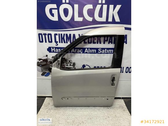 Fiat Doblo 4 Sol Ön Kapı Gri ORJİNAL