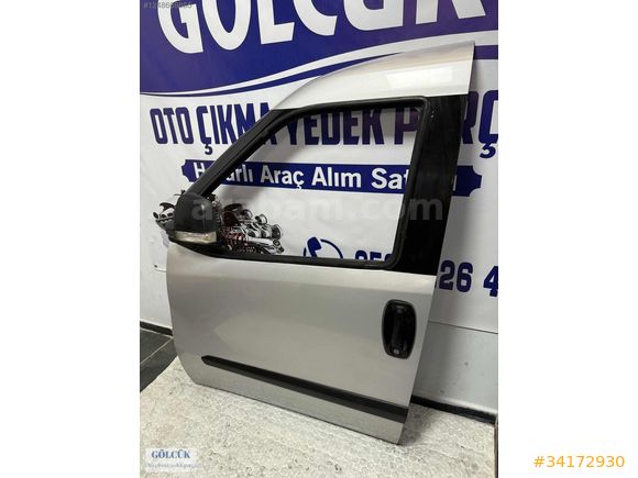 Fiat Doblo 3/4 Sol Ön Kapı Gri ORJİNAL