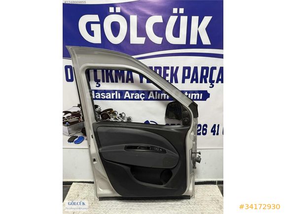 Fiat Doblo 3/4 Sol Ön Kapı Gri ORJİNAL