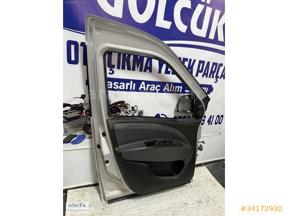 Fiat Doblo 3/4 Sol Ön Kapı Gri ORJİNAL