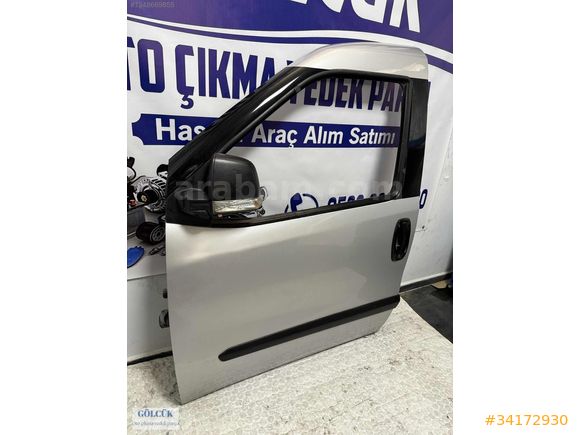 Fiat Doblo 3/4 Sol Ön Kapı Gri ORJİNAL