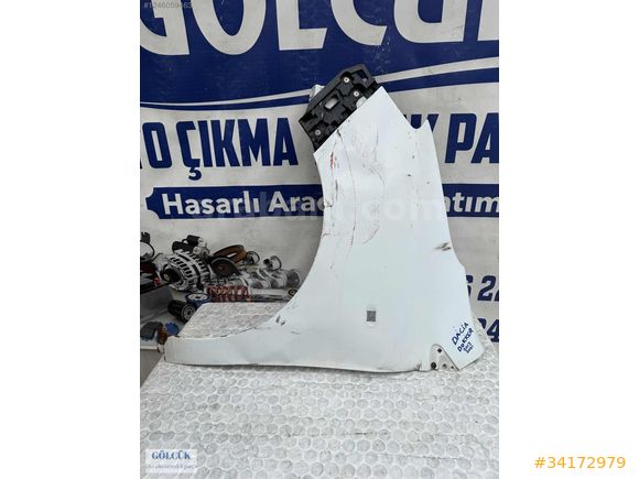Dacia Dokker Sol Ön Çamurluk ORJİNAL