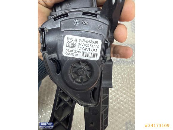 8V21-9F836-AB Ford Courier Gaz Pedalı ORJİNAL