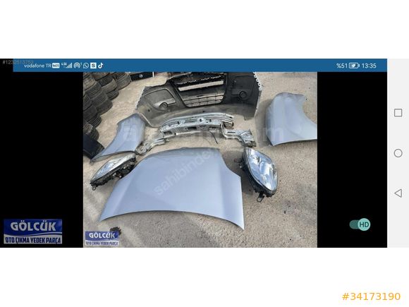 Fiat doblo 3 ön kaput ve ön set