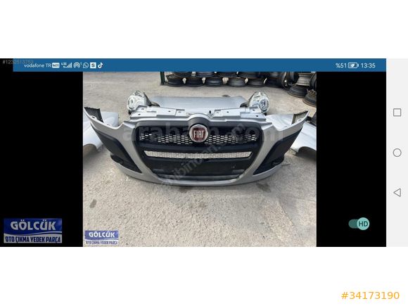 Fiat doblo 3 ön kaput ve ön set